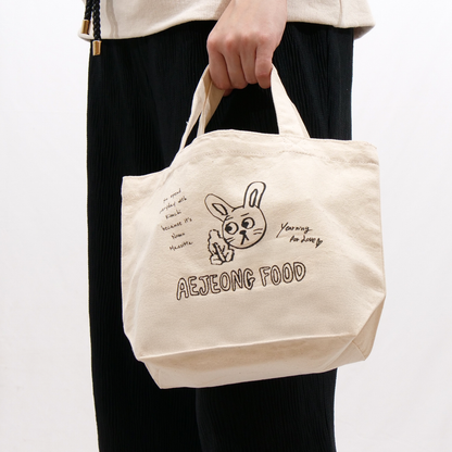 Aejeong Usagi Mini Tote Bag【李家】【トートバッグ】【ミニトート Aejeong Usagi Mini Tote Bag【李家】【トートバッグ】【ミニトート